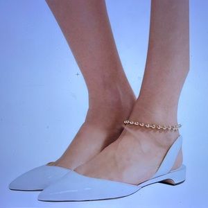 Paul Andrew Rhea Patent Leather Slingback Flats
